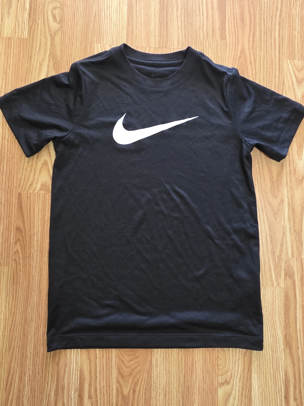 Kids Nike Black Dri-Fit Short Sleeve Tee